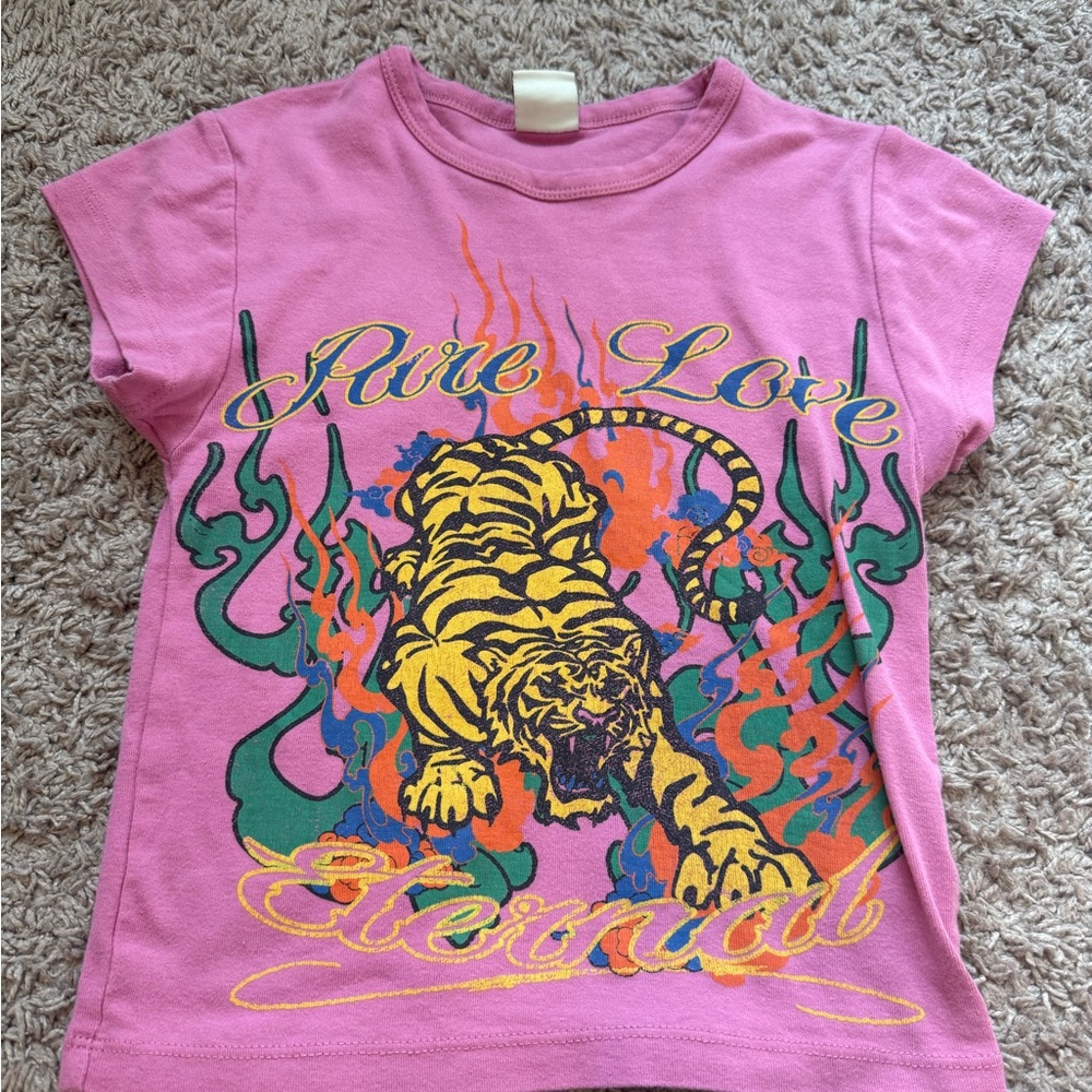Urban Outfitters Pink Tiger Graphic Tee - Rare Love